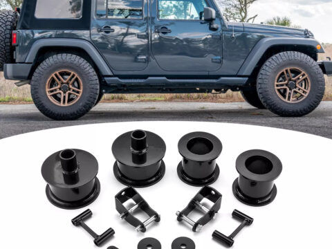 3″ Front Rear Full Lift Kit For 2007-2018 Jeep Wrangler JK + Shock Extenders for sale