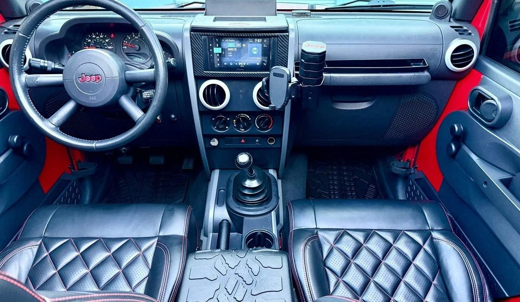 2007 Jeep Wrangler X – 6 Speed Manual Flame RED Loaded W/ Upgrades