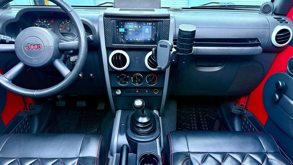 2007 Jeep Wrangler X – 6 Speed Manual Flame RED Loaded W/ Upgrades