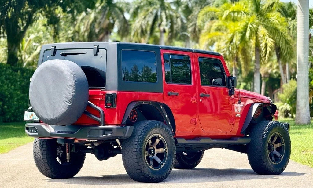 2007 Jeep Wrangler X – 6 Speed Manual Flame RED Loaded W/ Upgrades