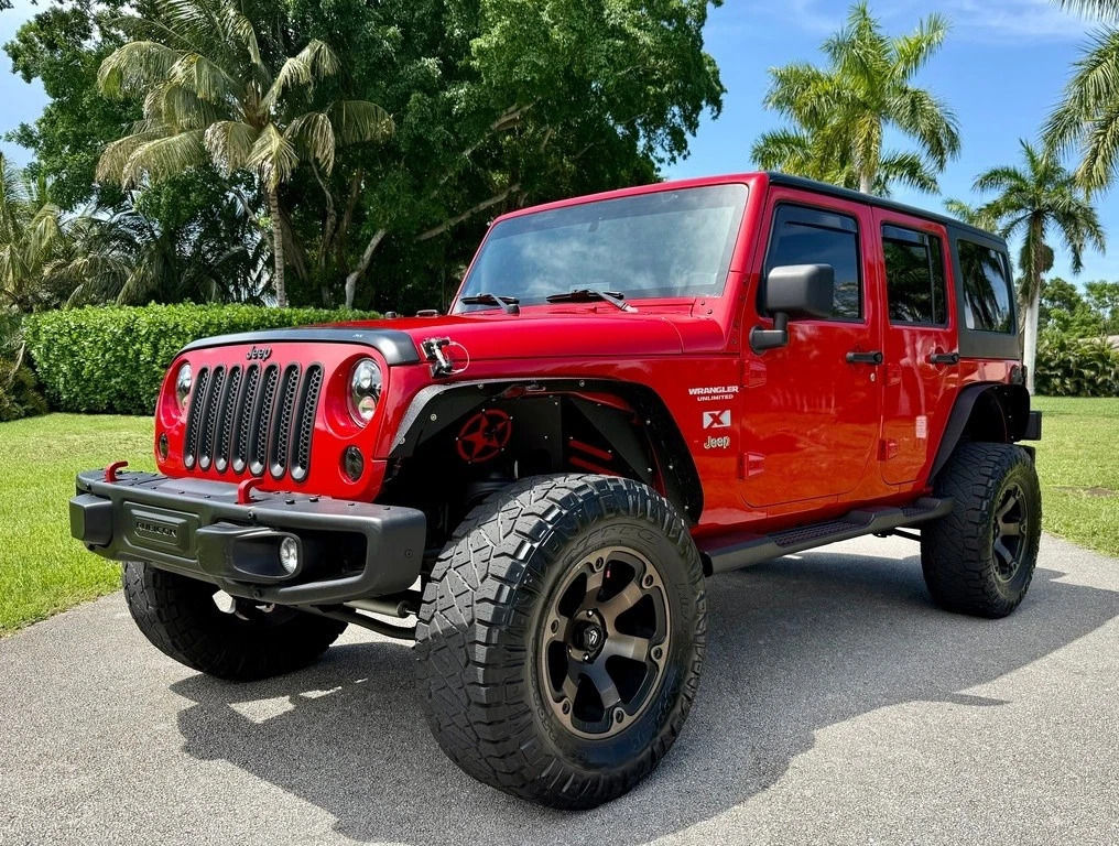2007 Jeep Wrangler X – 6 Speed Manual Flame RED Loaded W/ Upgrades