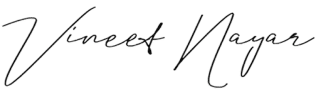 Vineet Nayar signature