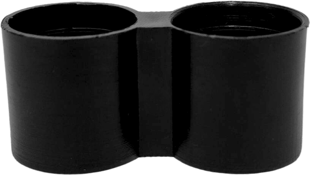 PEJ15 ตัวรัดปลาย PE 16mm ดำ