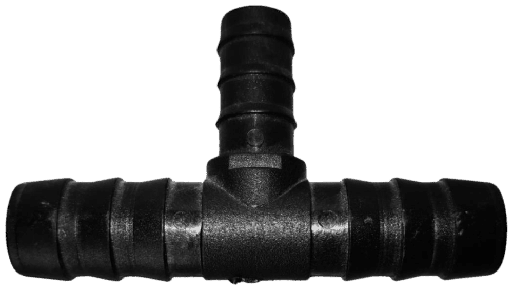 PEJ22 สามทางลด PE 20x16x20 mm ดำ