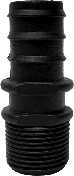 PEJ44 ตรงเกลียวนอก 25x3/4 ดำ
