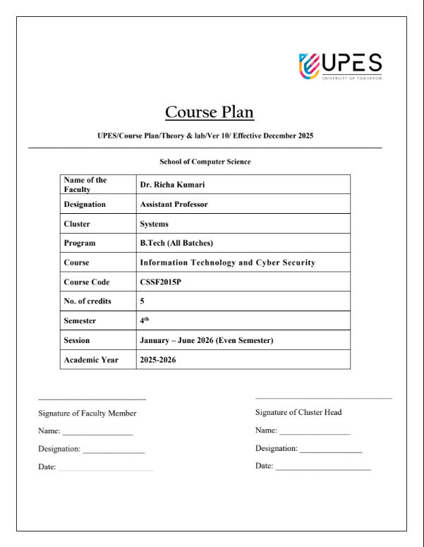 Course Content