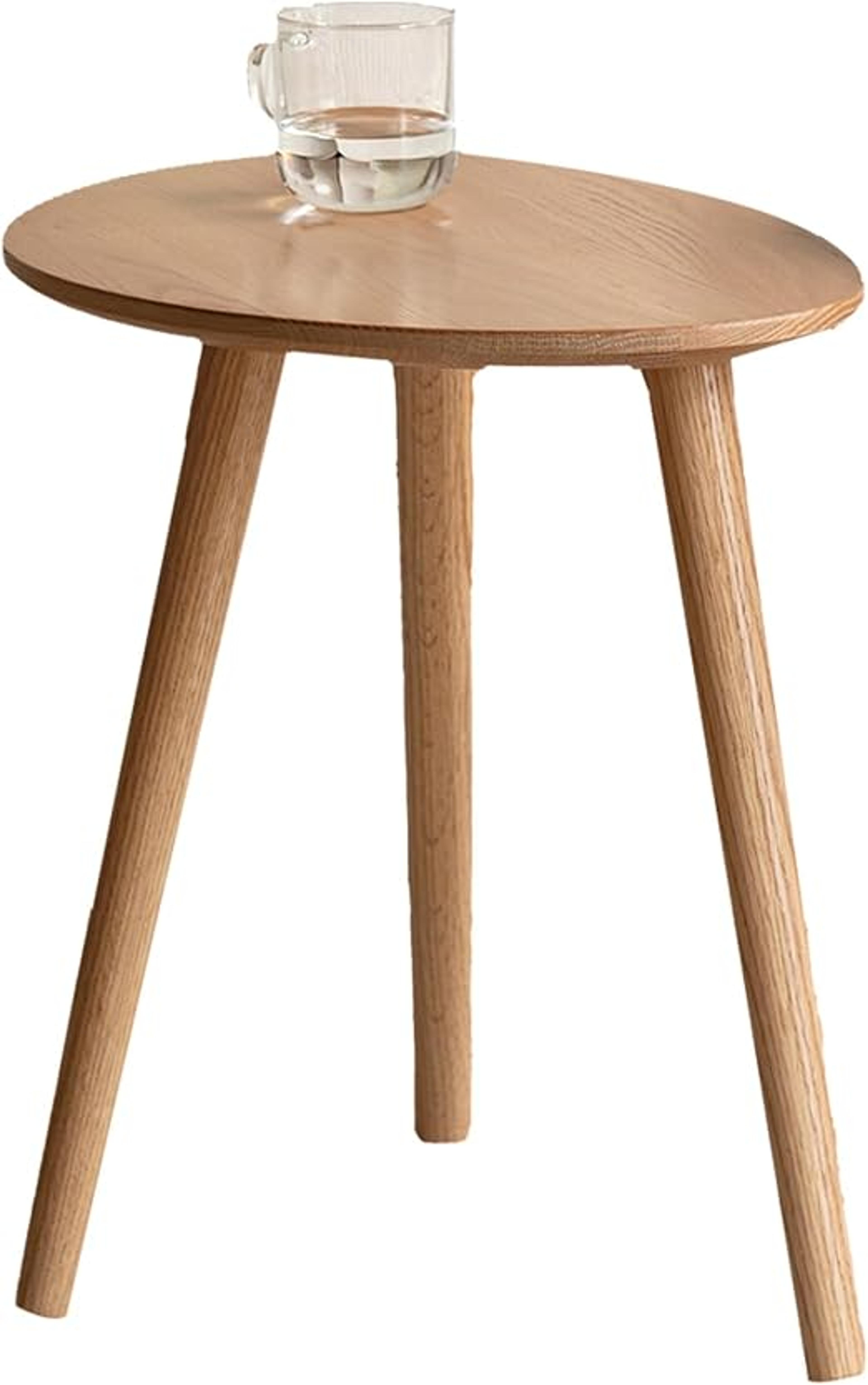Table basse ovale en chêne massif