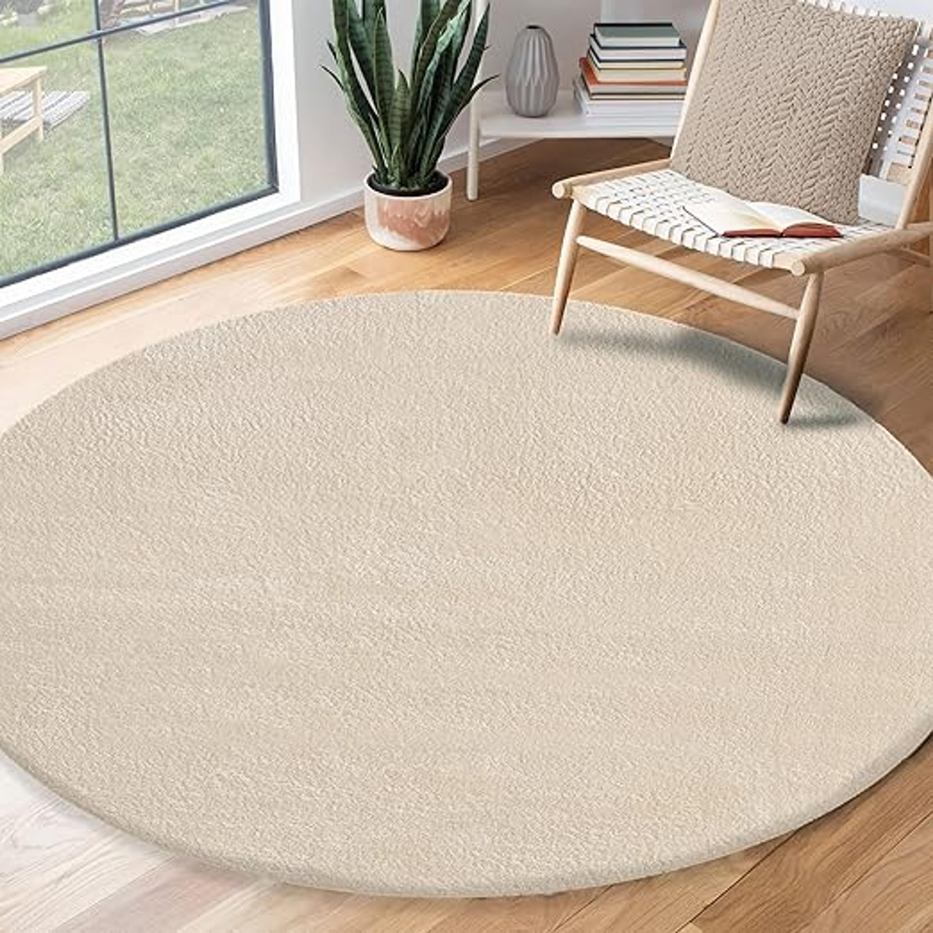 Tapis moderne moelleux à poils Courts