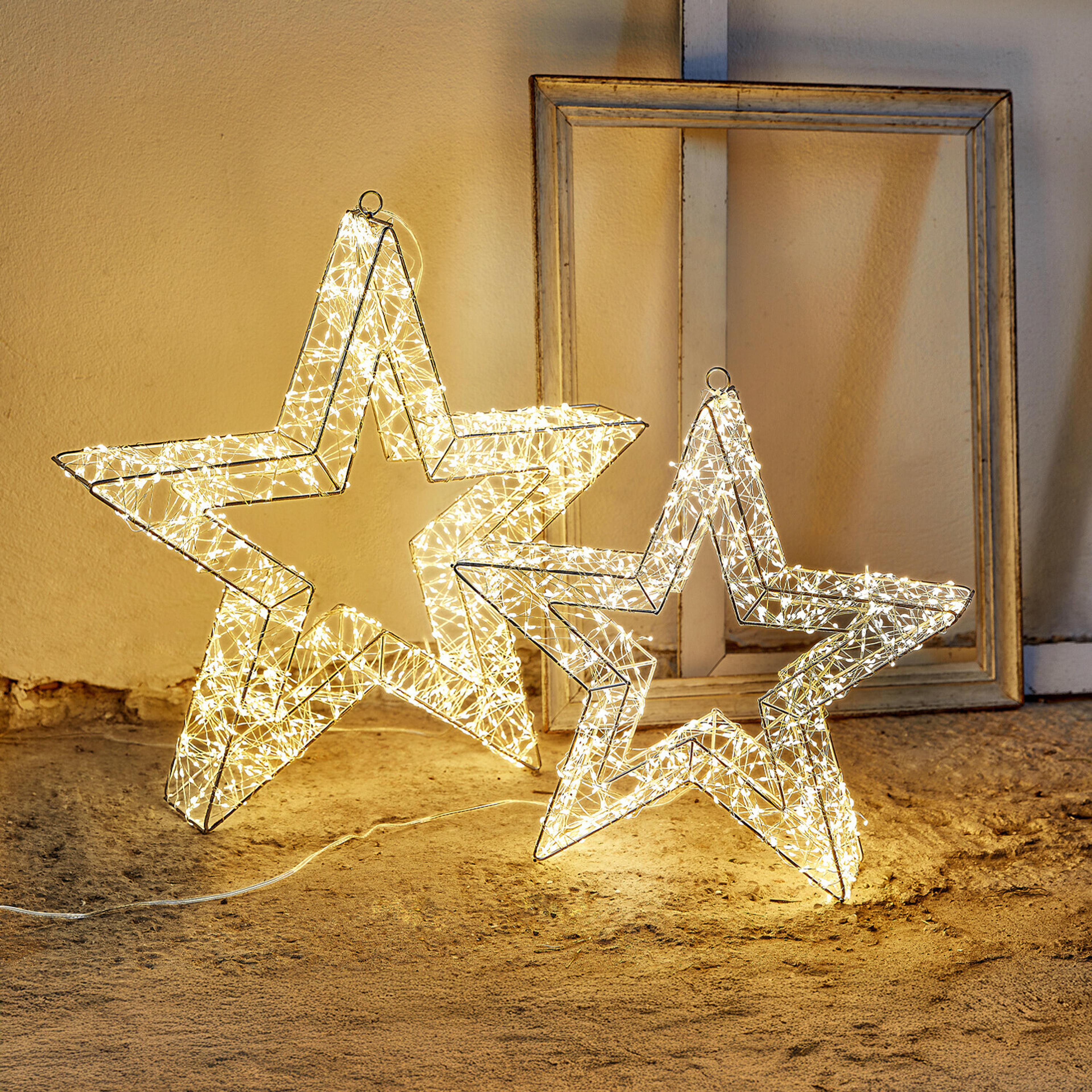 Lot de 2 étoiles à LED Veralisse