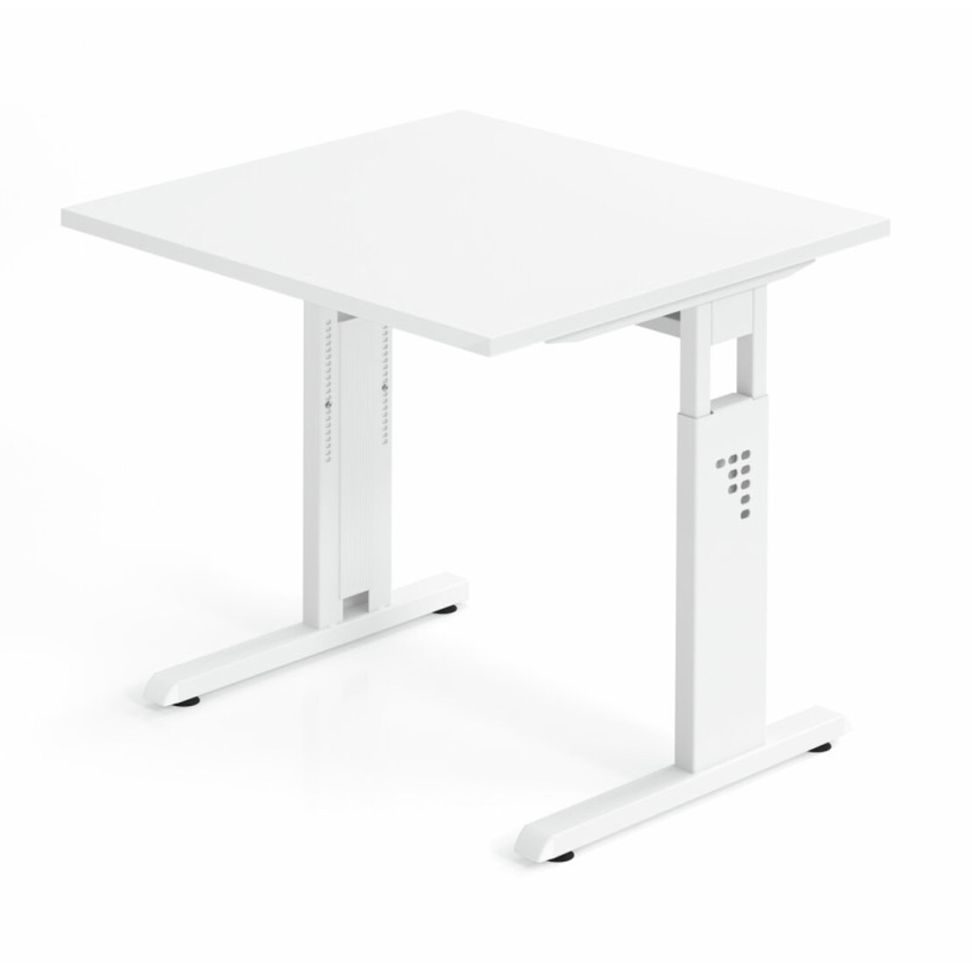 Bureau réglable en hauteur Londonien Blanc