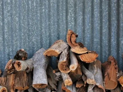 04-Palette-Bed-In-A-Shed-Exterior-Firewood