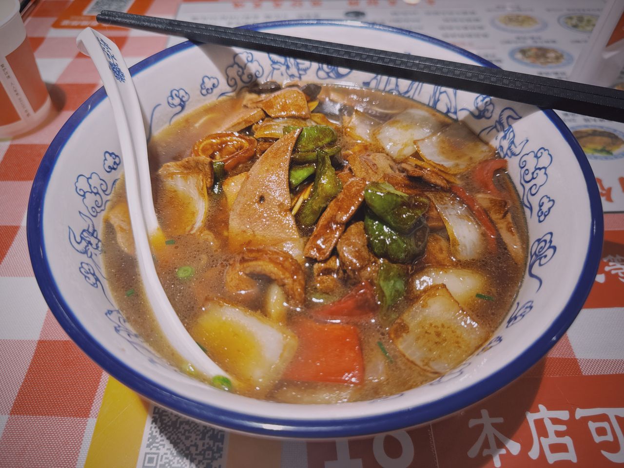 猪肝大肠面