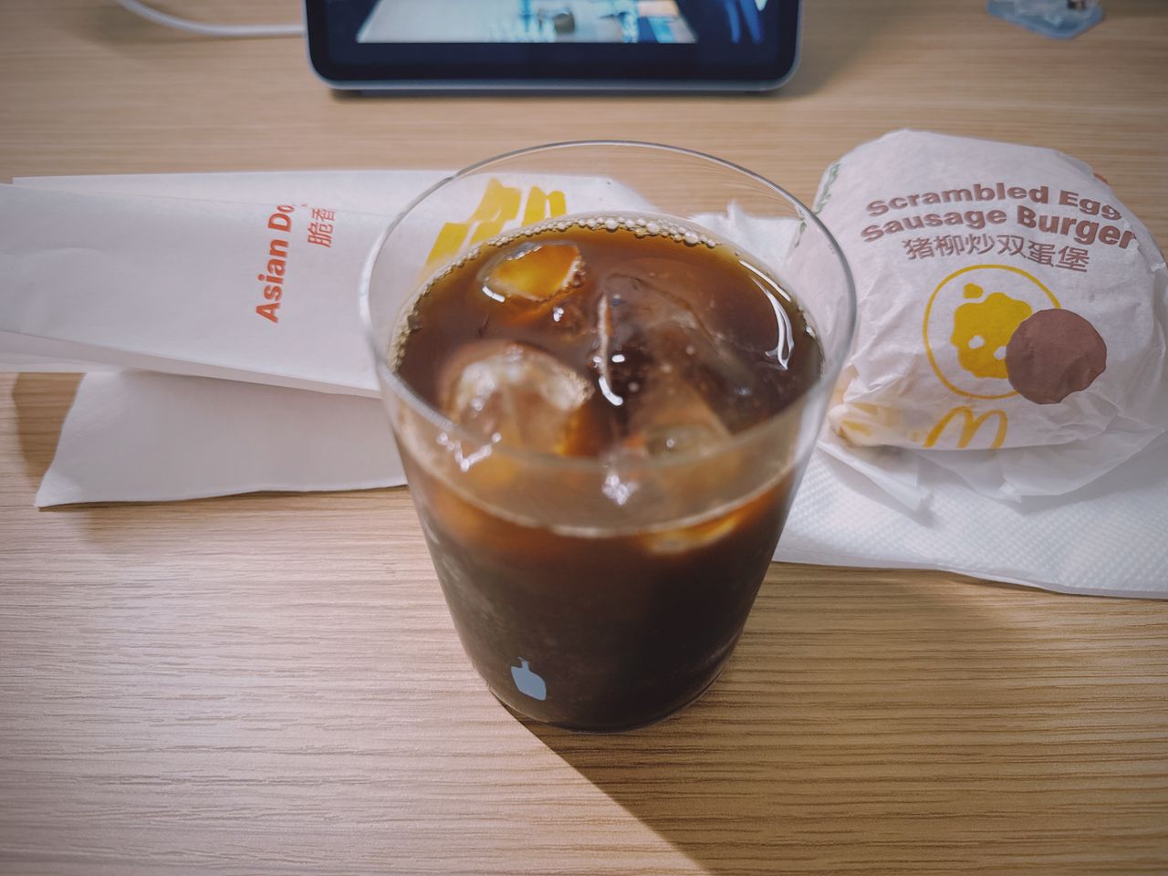 麦当劳早餐套餐