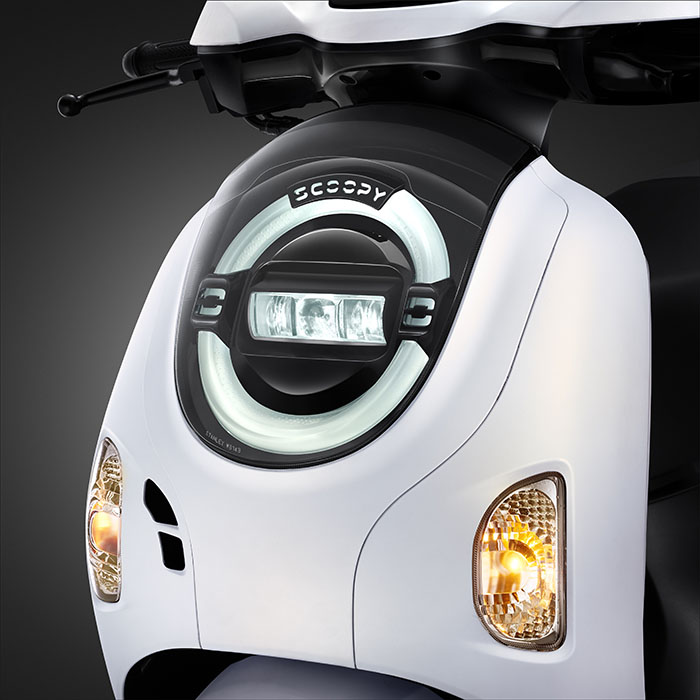 New LED Crystal Block Headlight
