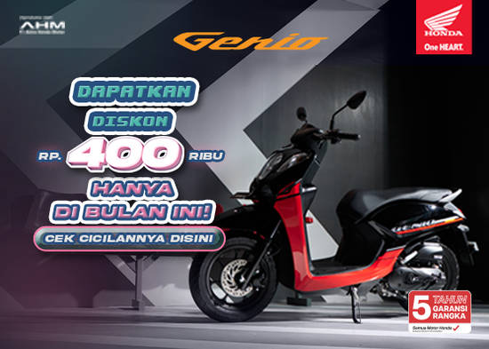 PROMO: Program Sales Honda Genio Januari - Maret 2024