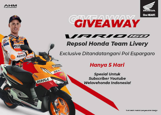 Honda Vario 160 Repsol Honda Team Livery