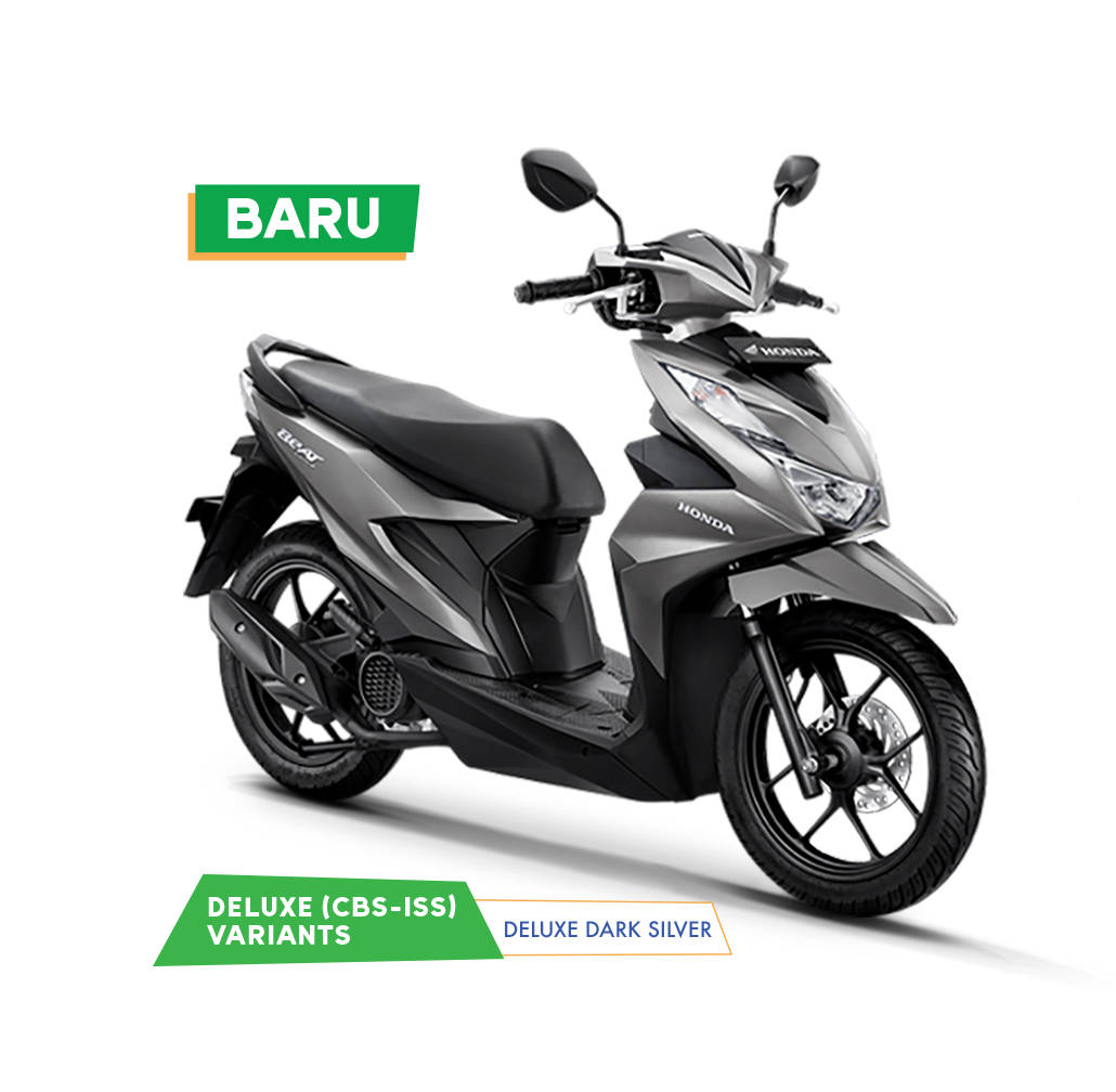 New Honda BeAT varian Deluxe Dark Silver