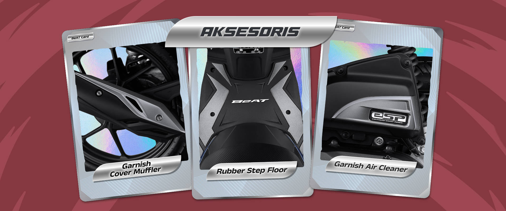 Aksesoris resmi All New Honda BeAT