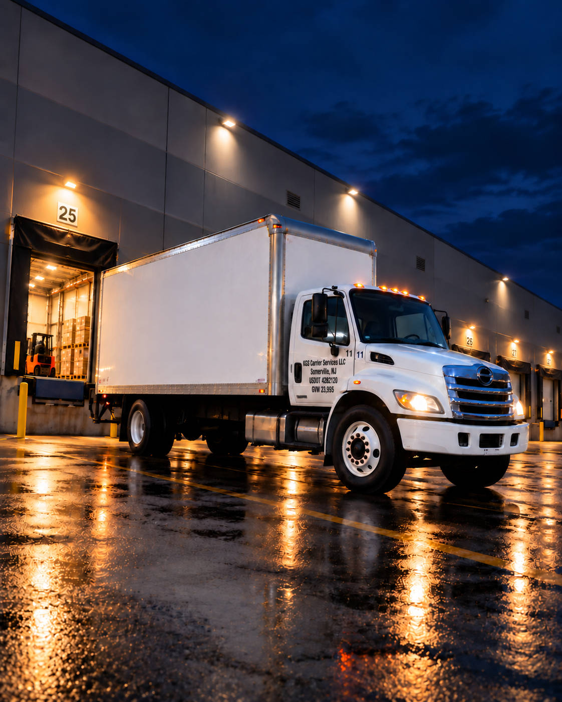 We run 24/7 warehouse deliveries.