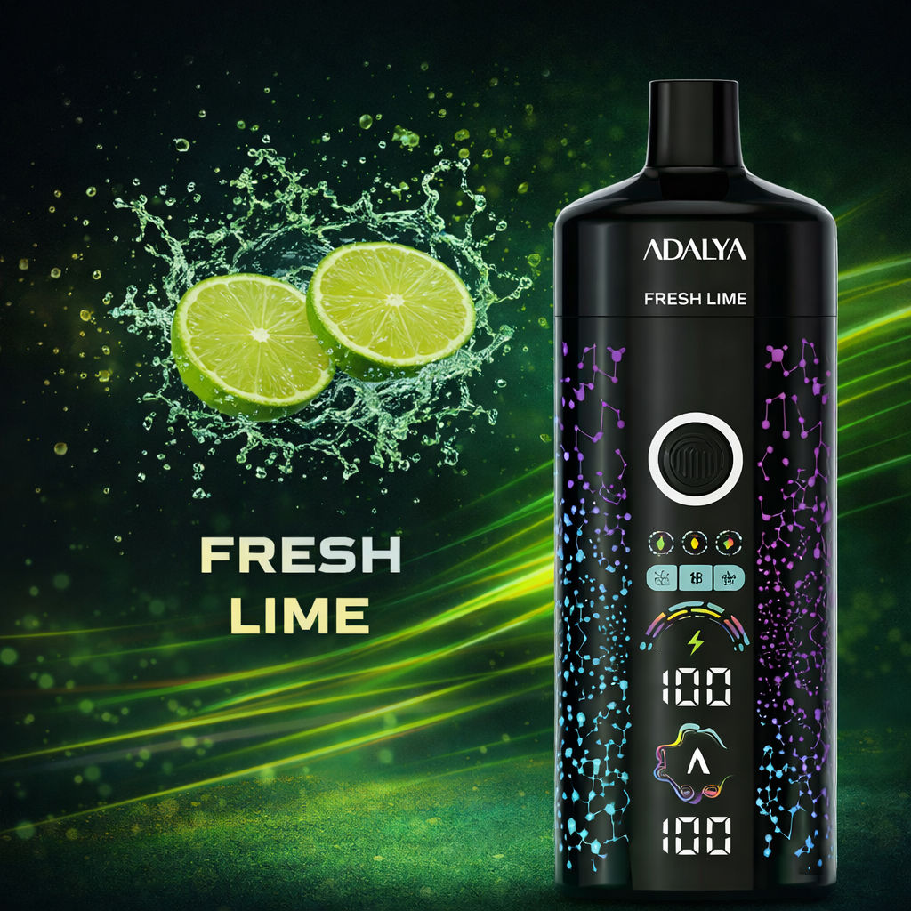 Adalya Fresh Lime 8K Disposable Vape – 8000 Puffs
