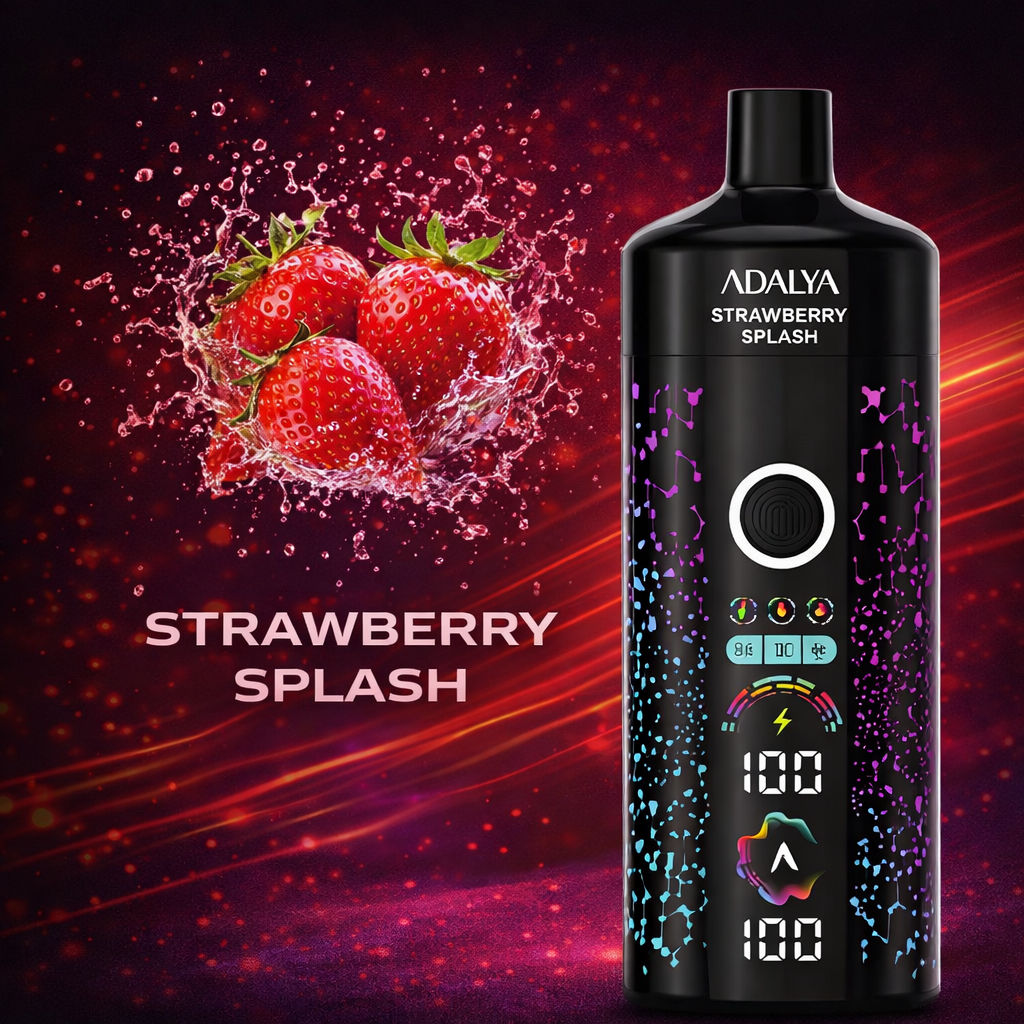 Adalya Strawberry Splash 8K Disposable Vape – 8000 Puffs