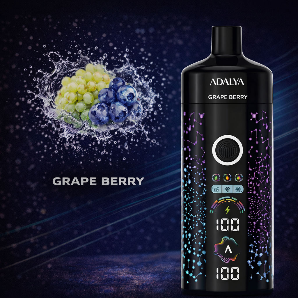 Adalya Grape Berry 8K Disposable Vape – 8000 Puffs