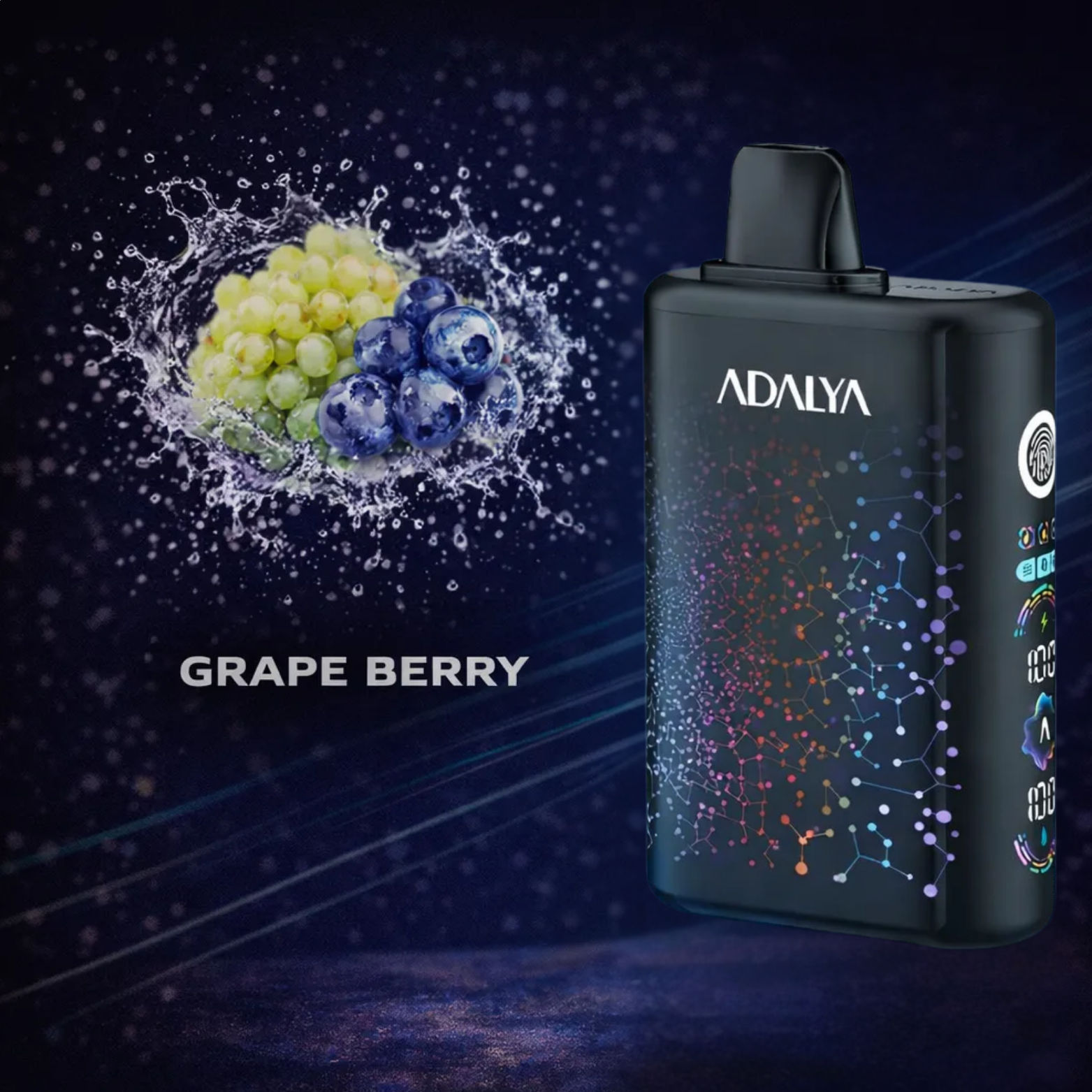 Adalya Grape Berry 30K Disposable Vape – 30000 Puffs