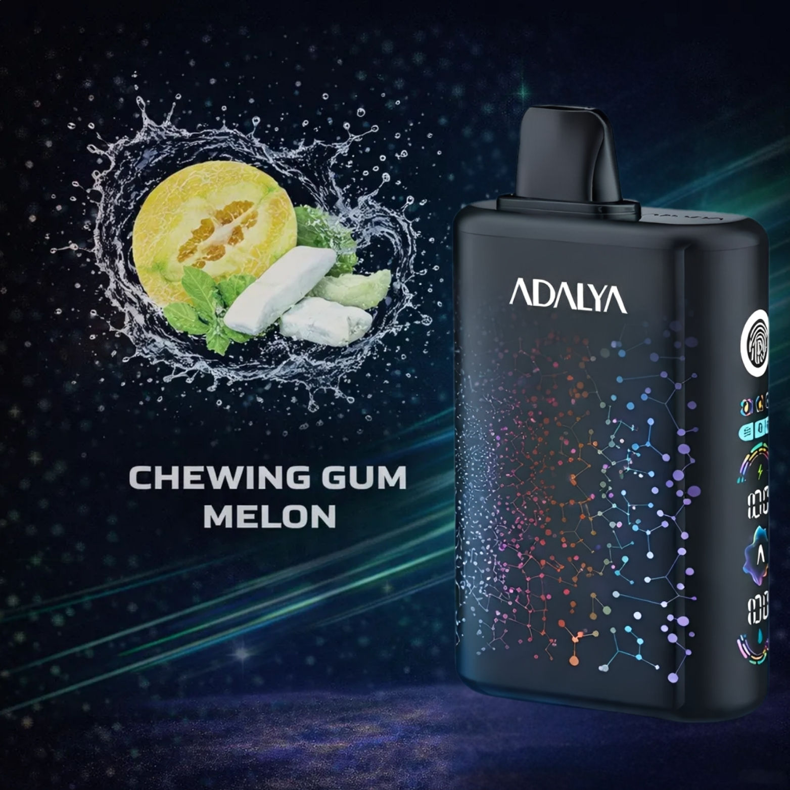 Adalya Chewing Gum Melon 30K Disposable Vape – 30000 Puffs