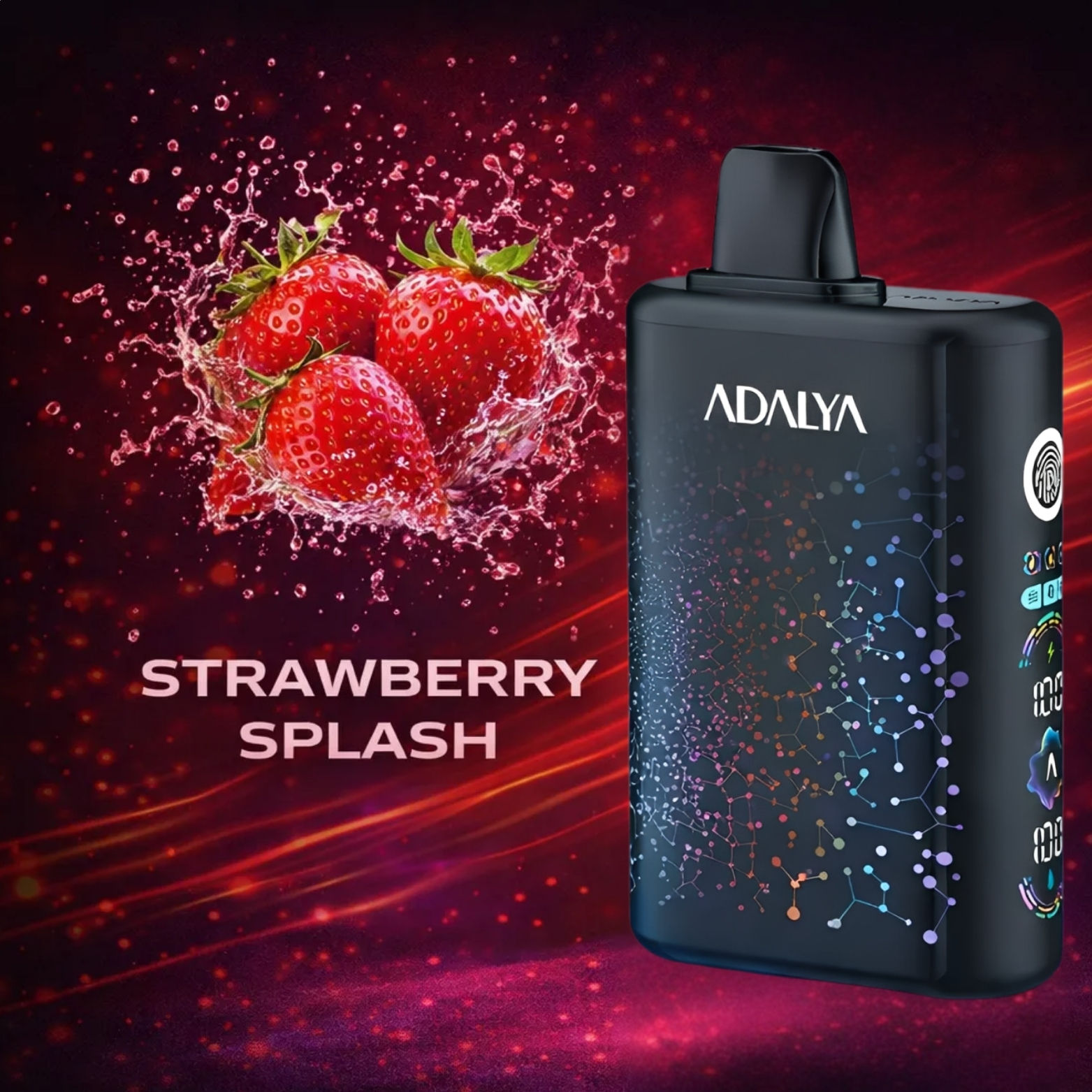 Adalya Strawberry Splash 30K Disposable Vape – 30000 Puffs