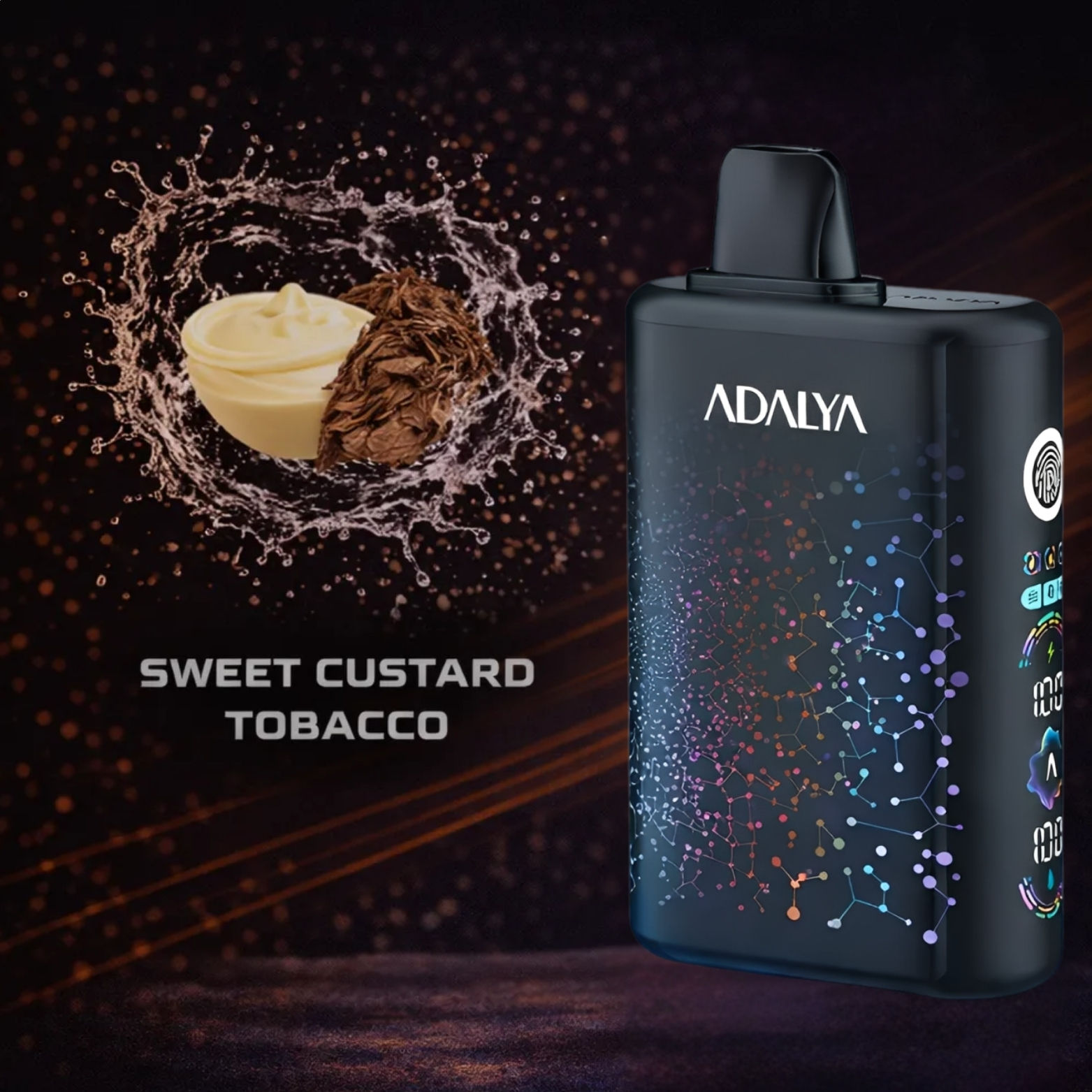 Adalya Sweet Custard Tobacco 30K Disposable Vape – 30000 Puffs