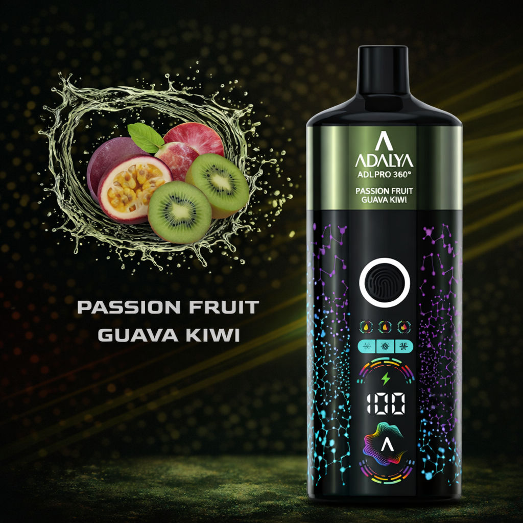 Adalya Passion Fruit Guava Kiwi 20K Disposable Vape – 20000 Puffs