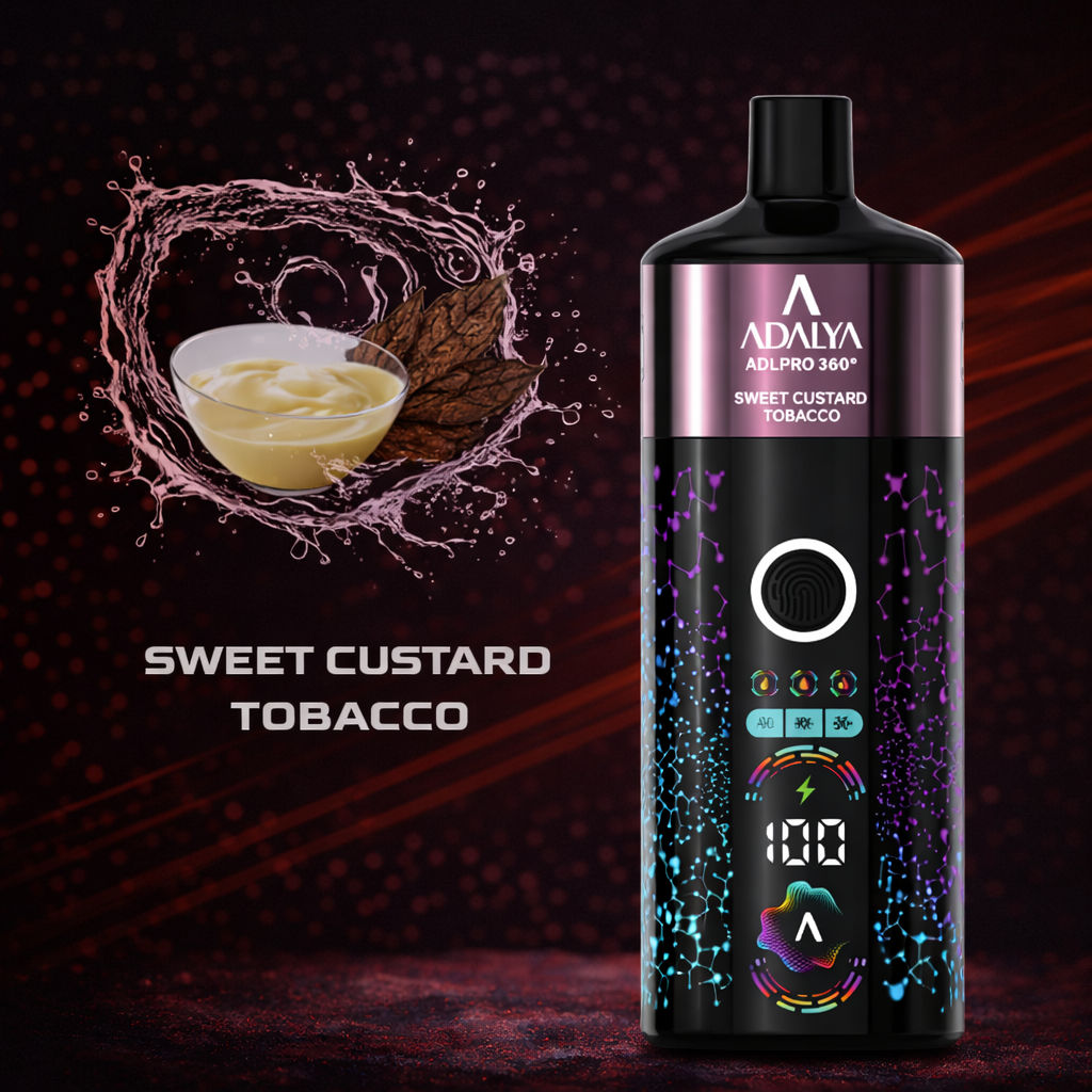Adalya Sweet Custard Tobacco 20K Disposable Vape – 20000 Puffs