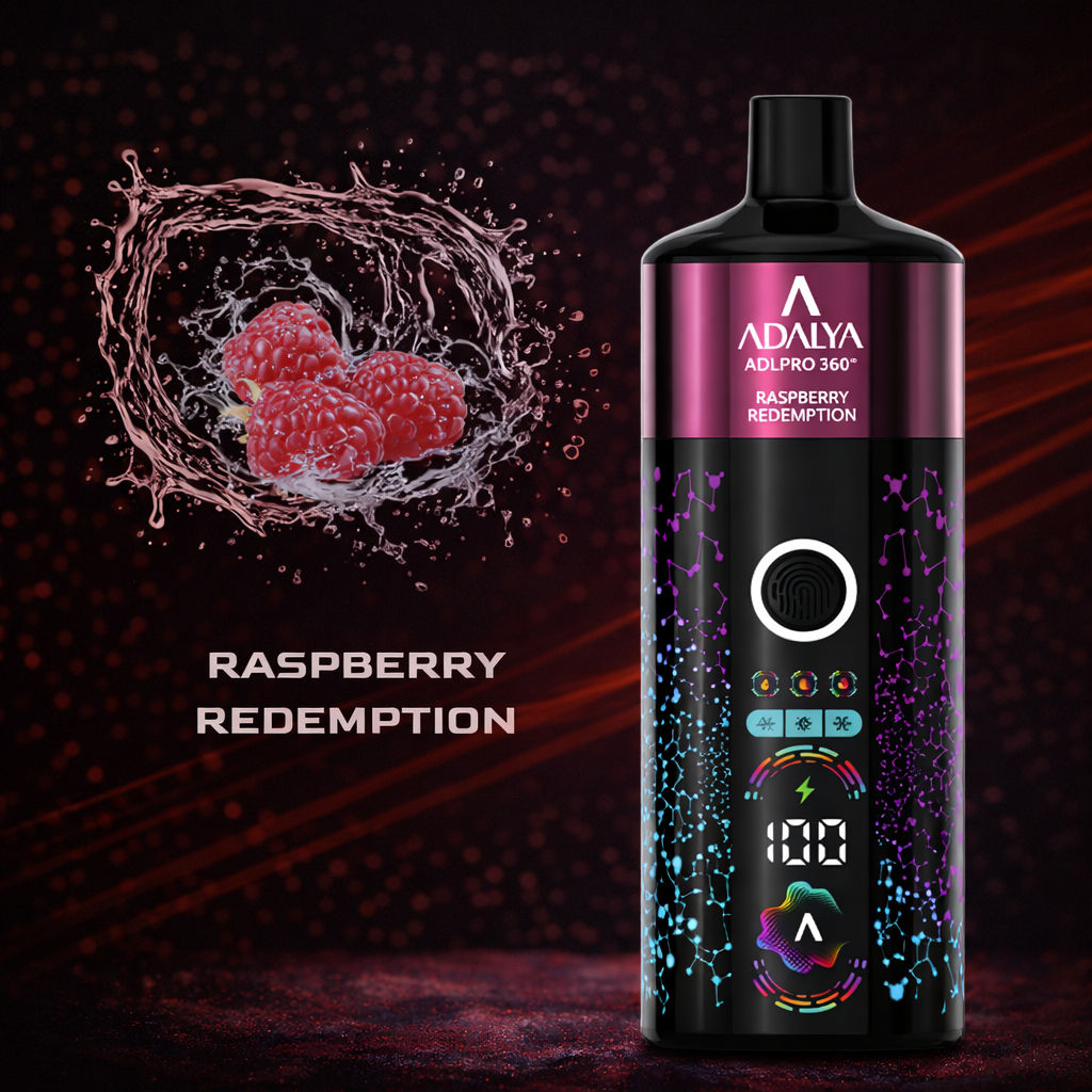 Adalya Raspberry Redemption 20K Disposable Vape – 20000 Puffs