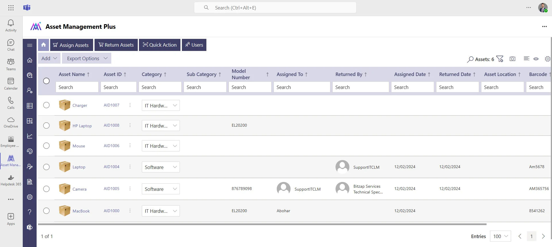 Asset Management 365