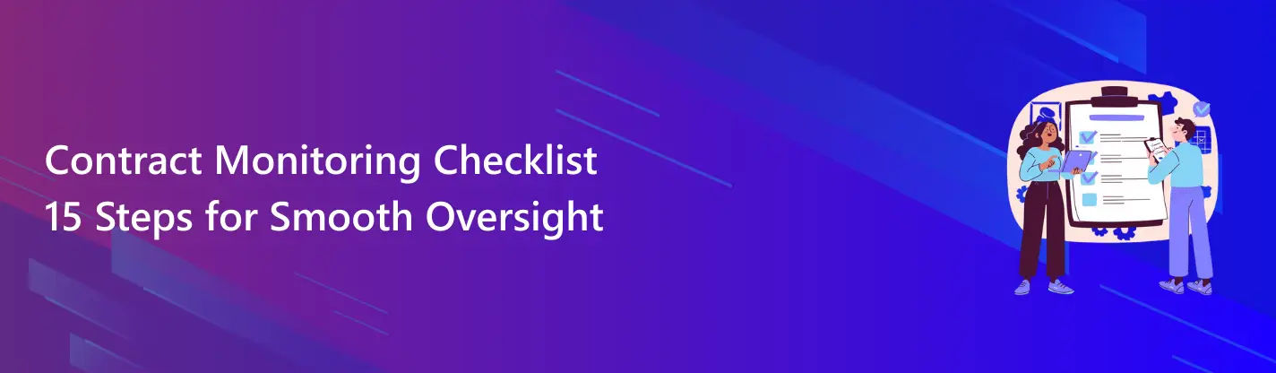 Contract Monitoring Checklist