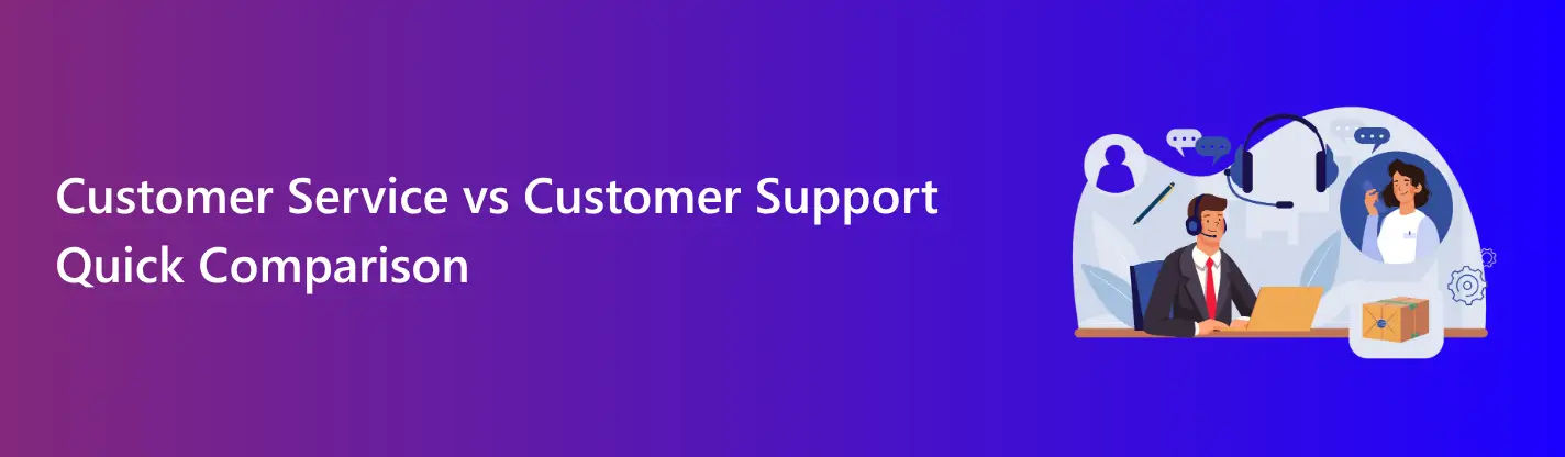 customer service vs customer support