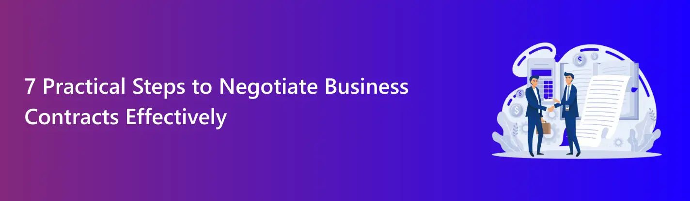 Negotiate Business Contracts