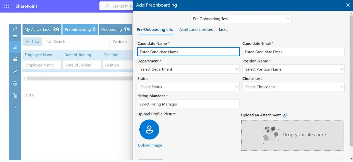 Online Onboarding Process