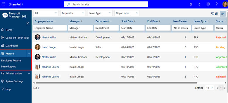 leave management software