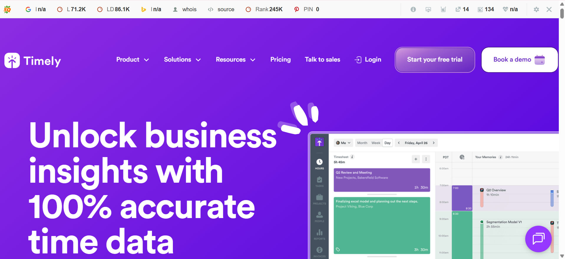 Time clock for small business