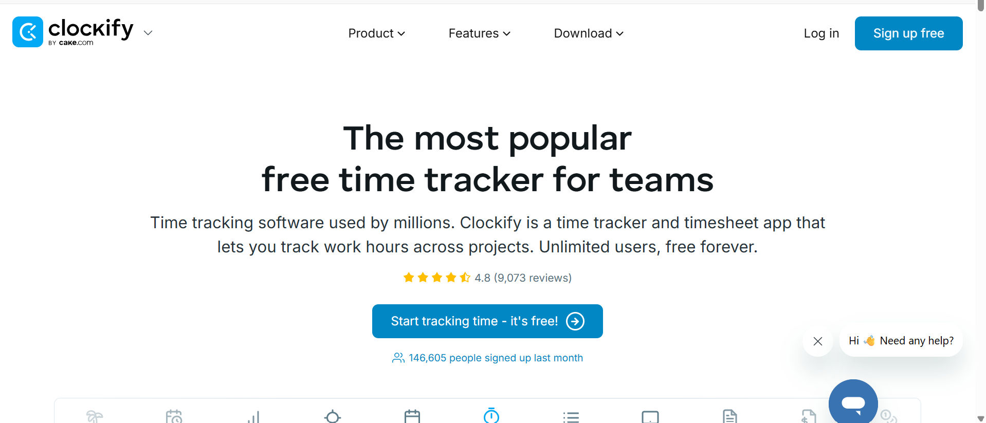 Time clock for small business