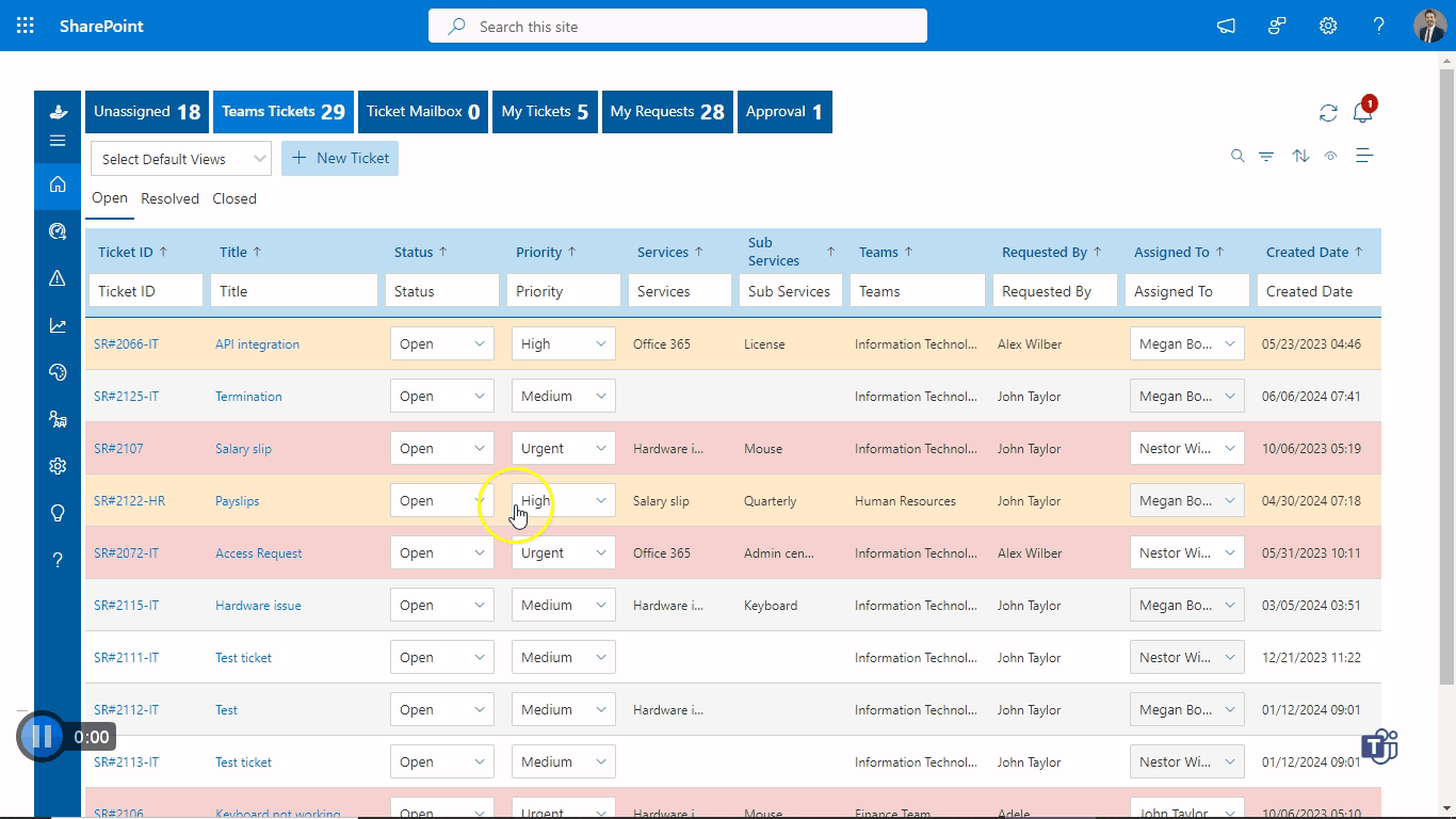 Ticket-management