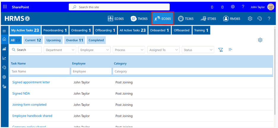 Microsoft HR Management