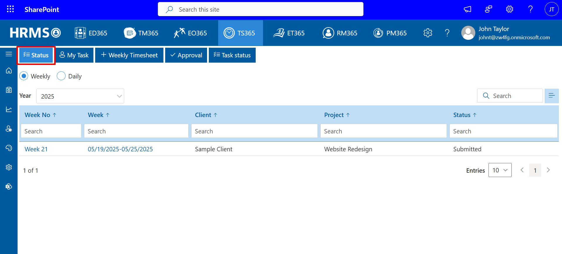 Microsoft HR Software