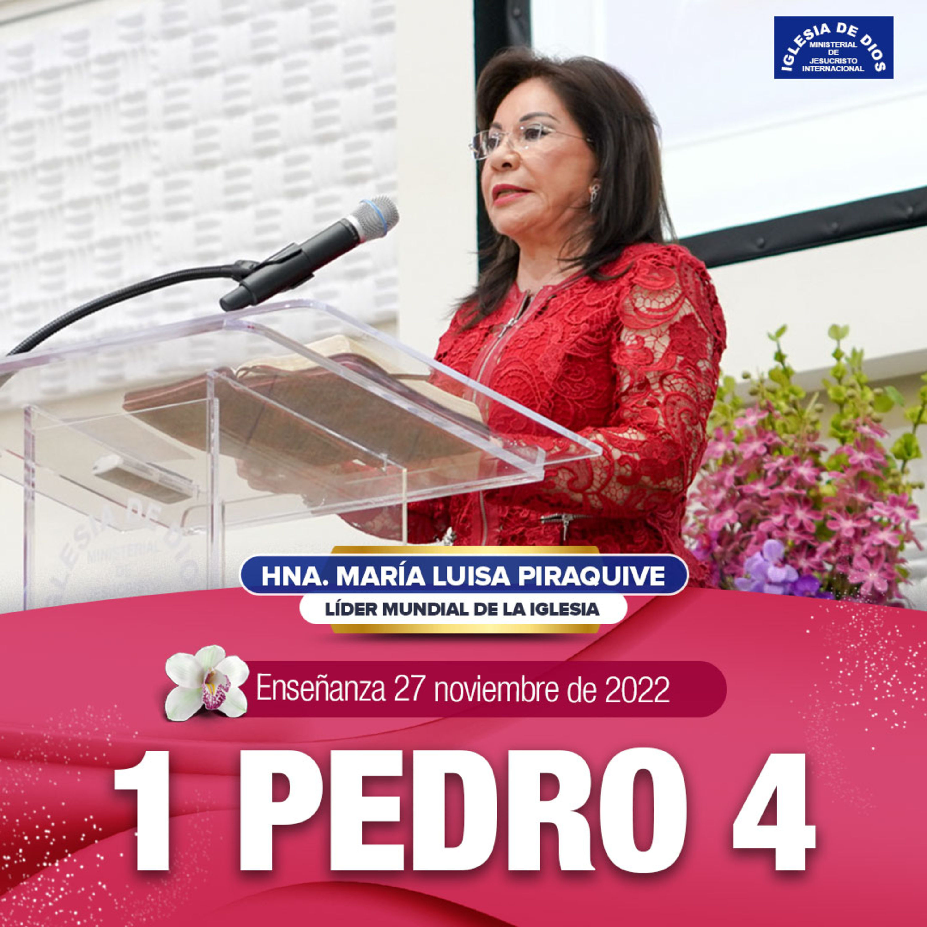 Estudios Bíblicos, Hna. María Luisa Piraquive, Iglesia de Dios Ministerial de Jesucristo Inter... | Podcast Guru Estudios Bíblicos, Hna. María Luisa Piraquive, Iglesia de Dios Ministerial de Jesucristo Inter... | Podcast Guru