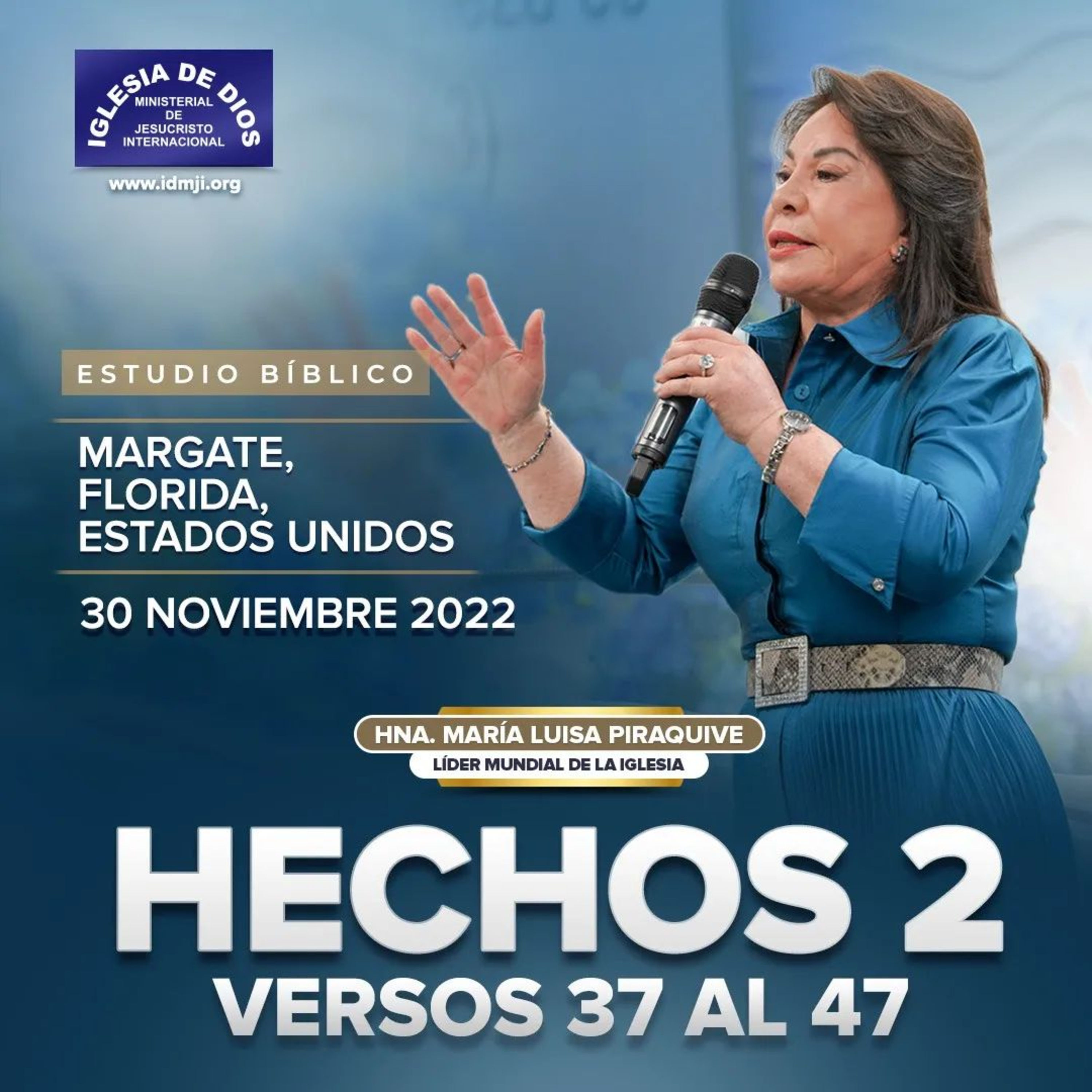 Estudios Bíblicos, Hna. María Luisa Piraquive, Iglesia de Dios Ministerial de Jesucristo Inter... | Podcast Guru Estudios Bíblicos, Hna. María Luisa Piraquive, Iglesia de Dios Ministerial de Jesucristo Inter... | Podcast Guru