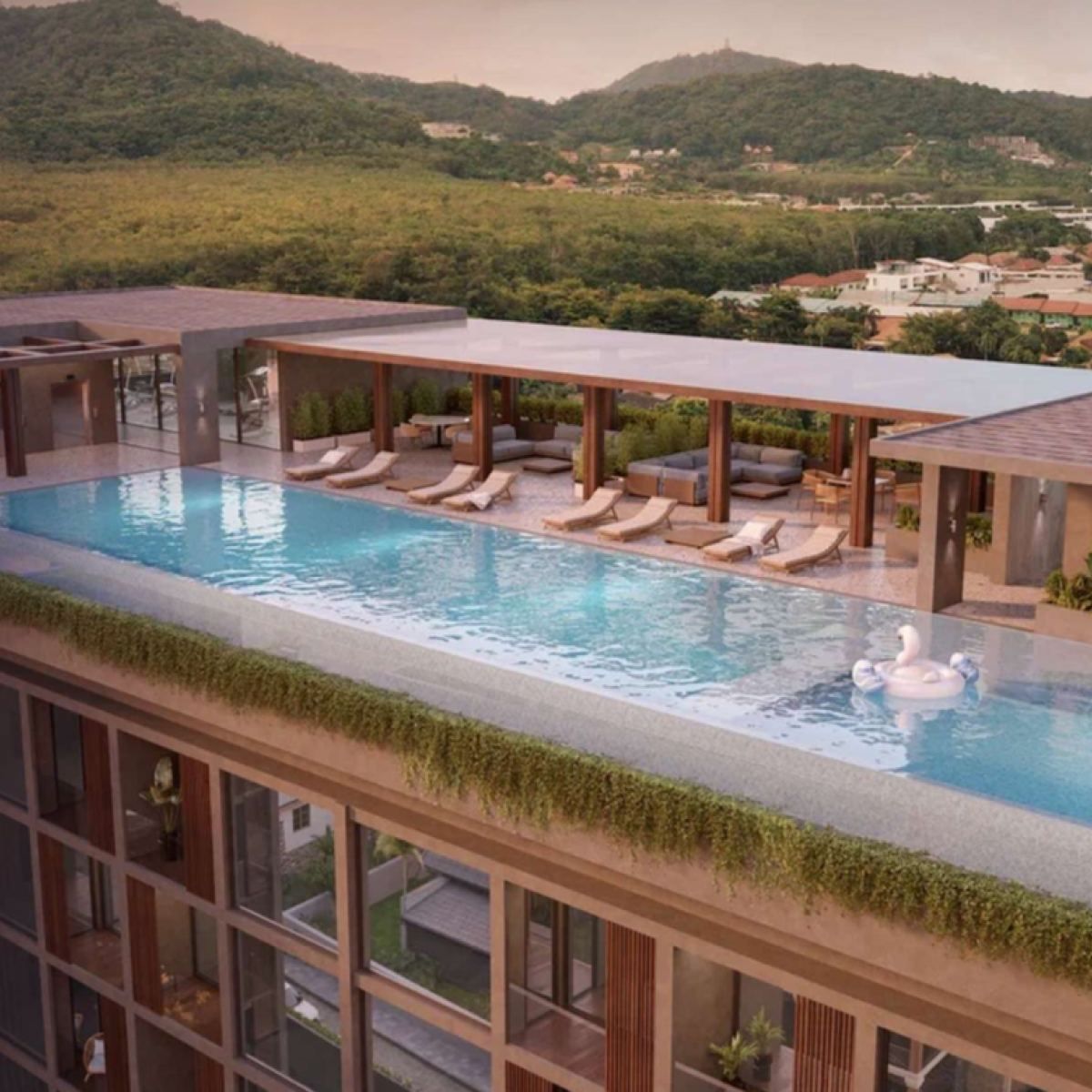 Premium New Condominiums for Sale in Rawai, Phuket – Sea & Mountain Views, Rooftop Pool, Smart Home