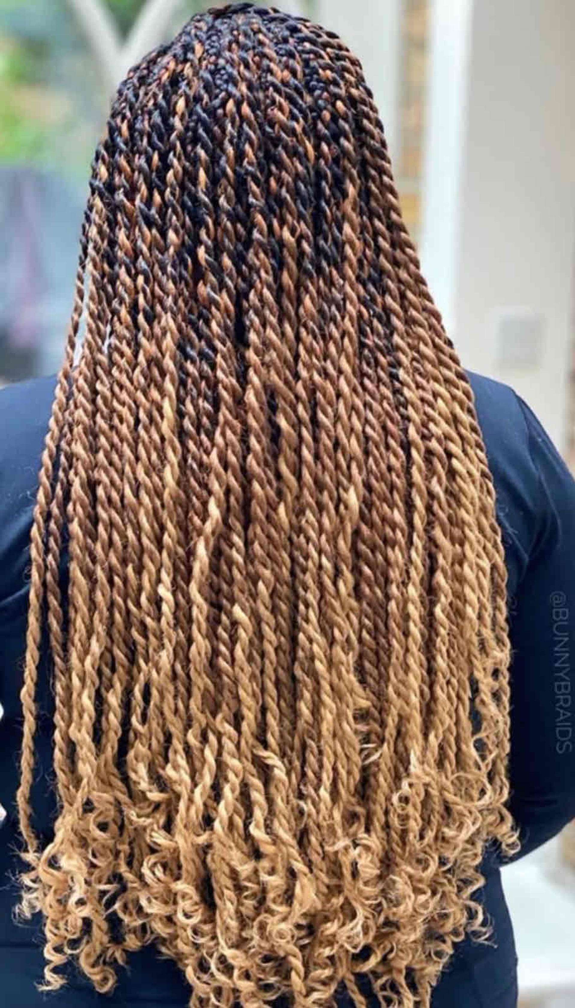 Senegalese twists price may increase depending on the length