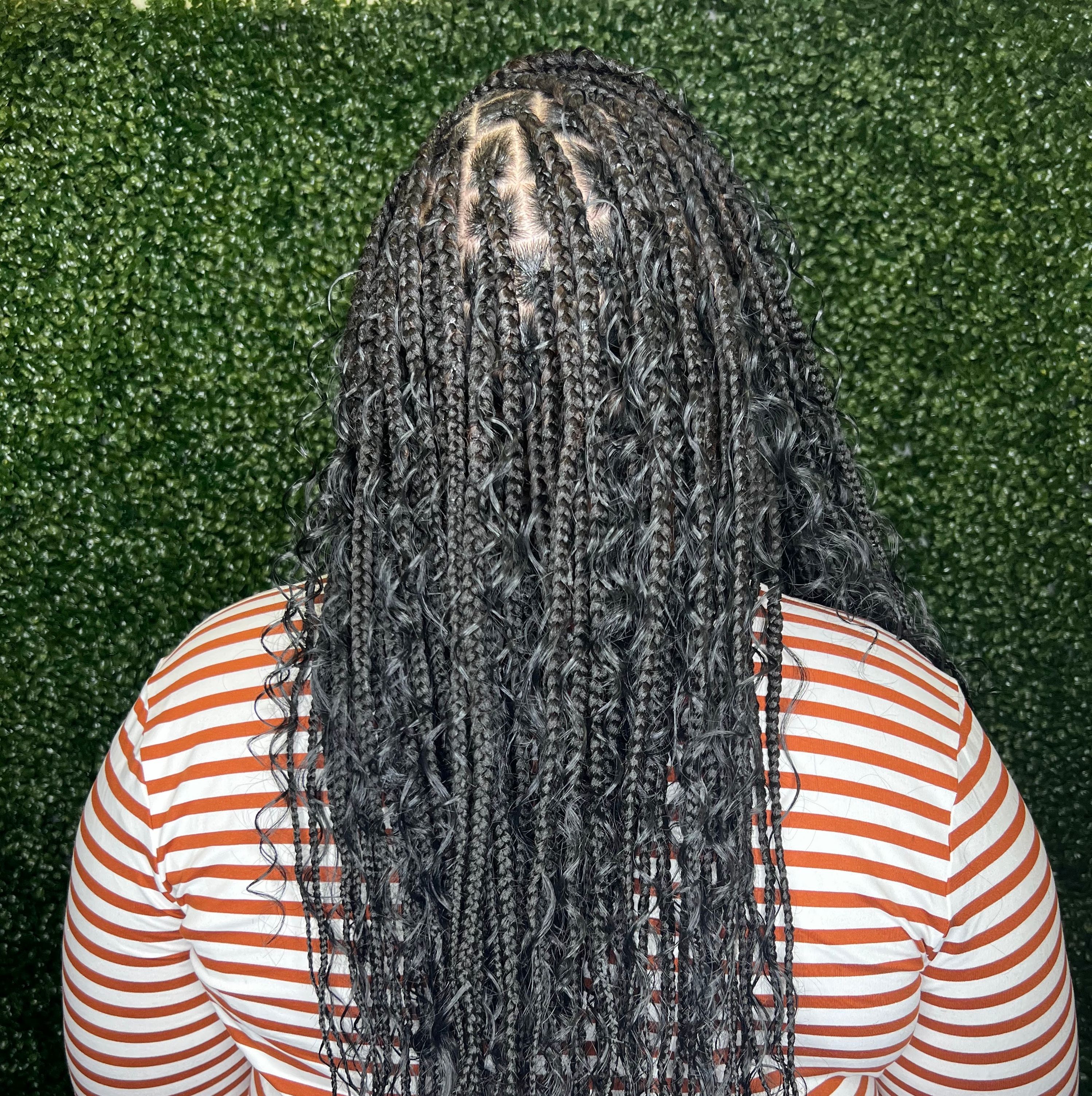 Knotless braids