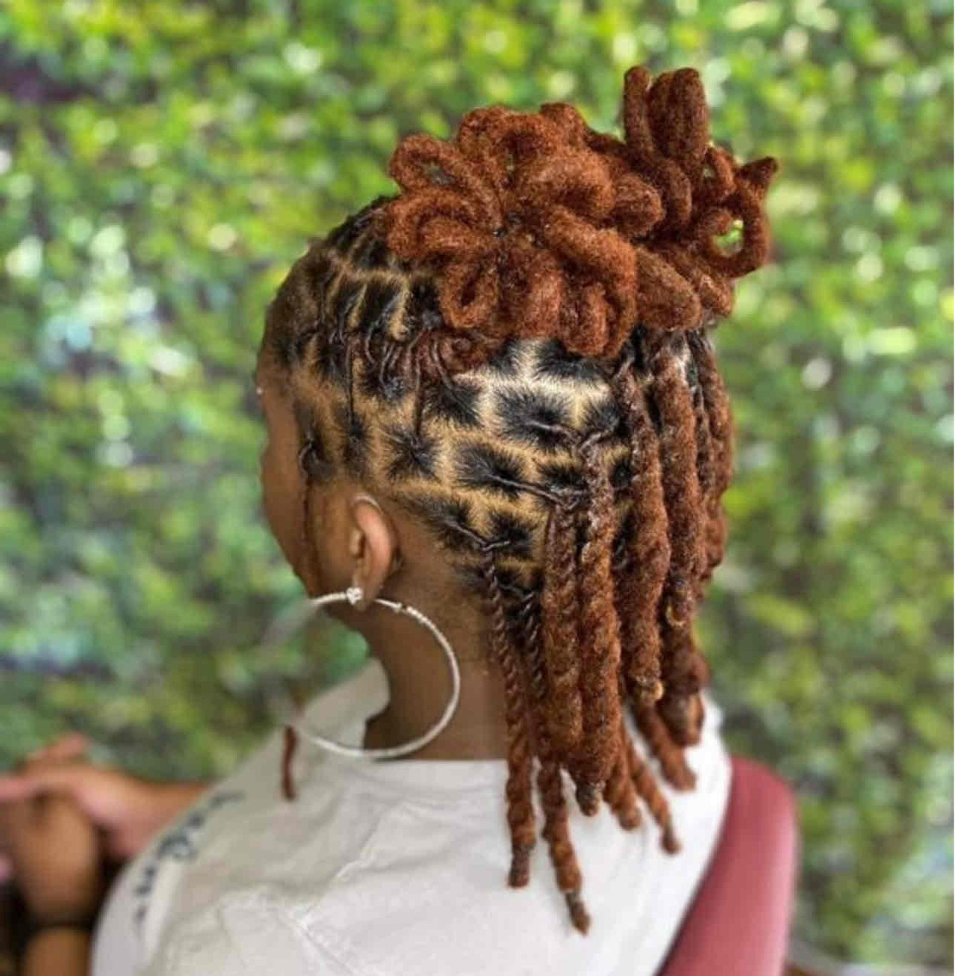 Locs style we charge per hour